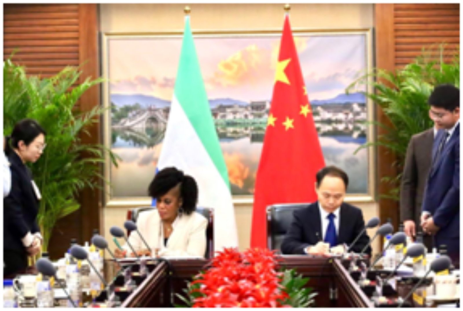 In High-Level Beijing Talks… Fisheries Minister, Chinese Officials…