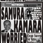 FRONT PAGE: Samura Kamara Worried