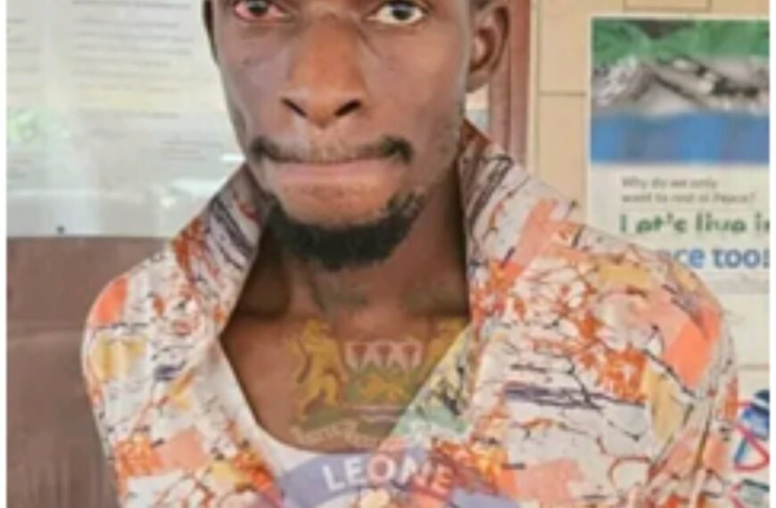 𝐒𝐢𝐞𝐫𝐫𝐚 𝐋𝐞𝐨𝐧𝐞 𝐏𝐨𝐥𝐢𝐜𝐞 𝐀𝐫𝐫𝐞𝐬𝐭s 𝐆𝐮𝐢𝐧𝐞𝐚𝐧 𝐅𝐮𝐠𝐢𝐭𝐢𝐯𝐞