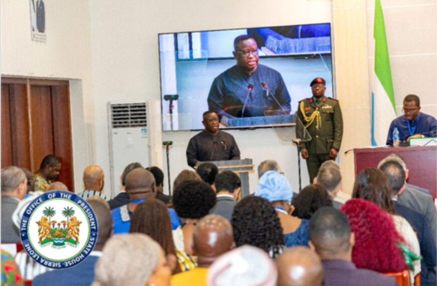 Sierra Leone’s President Bio Rallies Africa’s…