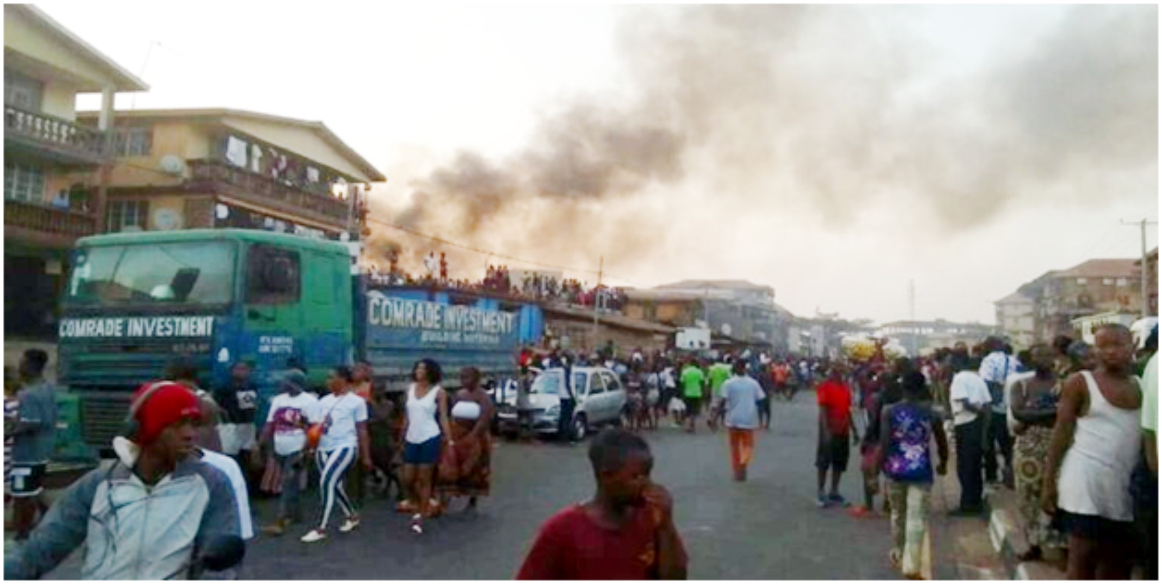 Between Portee & Rokupa… Massive Fire Outbreak