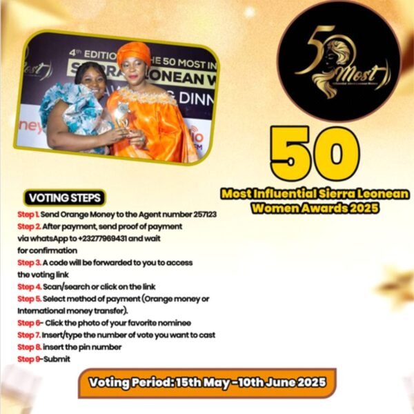 Today! Voting Kicks Off for 50 Most Influential Women Awards