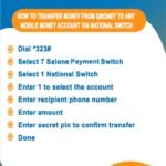 How to Transfer Money from QMoney to any Mobile Money Account via National Switch