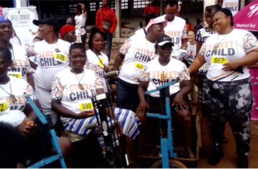 Women with Disabilities Shine at Street Child Marathon&hellip;