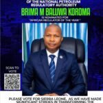 Vote For Brima M Baluwa Koroma