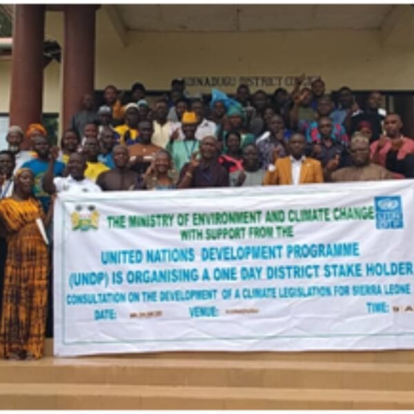 Ministry of the Environment and Climate Chang commences one day District Stakeholder Consultation in the Northern Region on the Development of a Climate Legislation for Sierra Leone