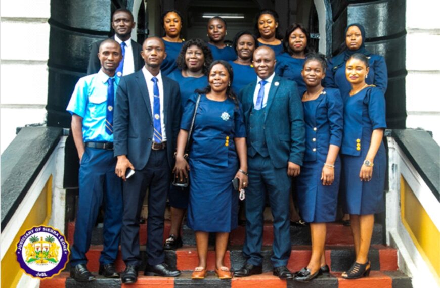 Sierra Leone’s Chief Justice Provides Uniforms To Curb…