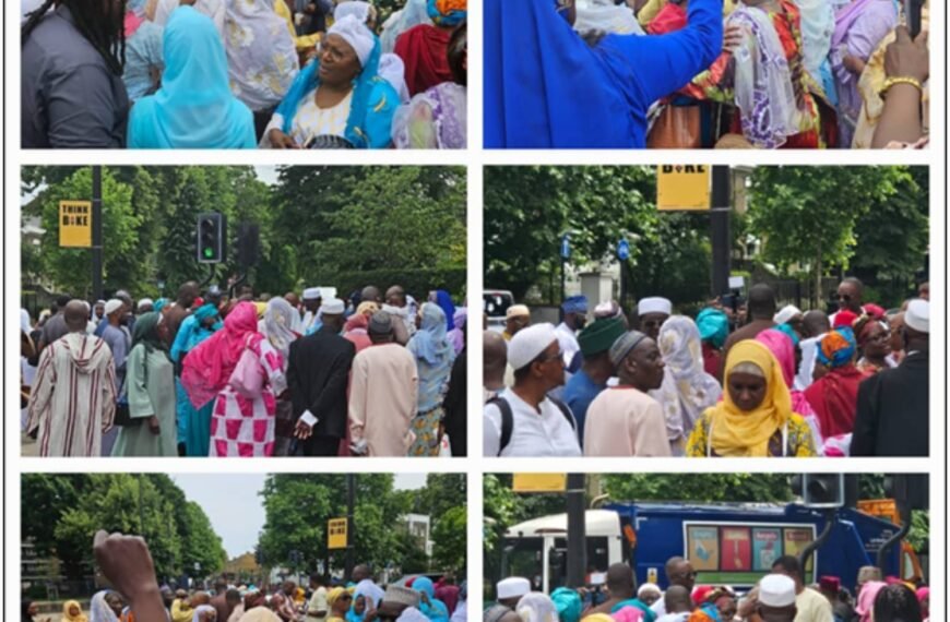 Dr Ibrahim Bangura observes Jumma prayer with the&hellip;