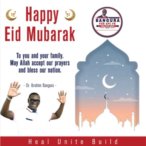Dr Ibrahim Bangura Eid Mubarak Massage