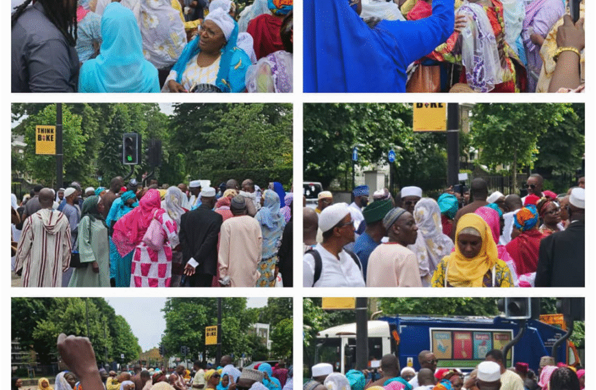 Dr Ibrahim Bangura observes Jumma prayer with the&hellip;
