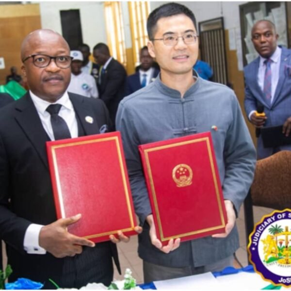 Projecting Access to Justice, Chief Justice Secures Six Motorcycles from the Chinese Ambassador