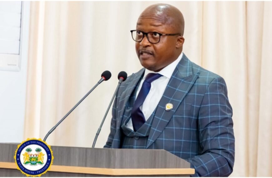 Sierra Leone’s Chief Justice Komba First Sierra Leonean…