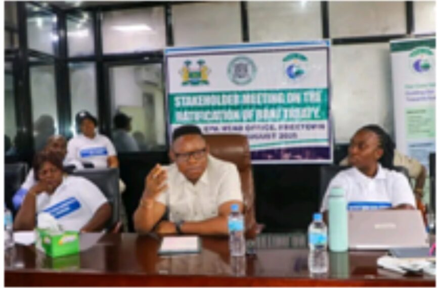 EPA-SL Domesticate New BBNJ Treaty