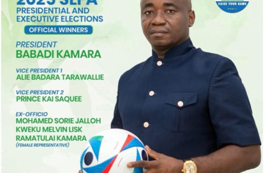 𝐎𝐅𝐅𝐈𝐂𝐈𝐀𝐋 𝐀𝐍𝐍𝐎𝐔𝐍𝐂𝐄𝐌𝐄𝐍𝐓: 𝐒𝐋𝐅𝐀 𝟐𝟎𝟐𝟓 𝐄𝐋𝐄𝐂𝐓𝐈𝐎𝐍 𝐖𝐈𝐍𝐍𝐄𝐑𝐒