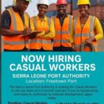 SIERRA LEONE PORTS AND HARBOURS AUTHORITY