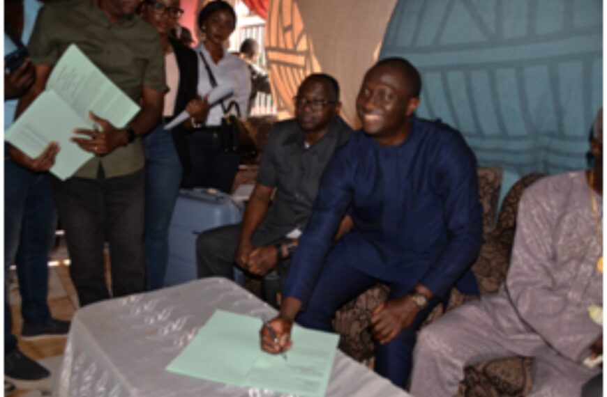 SLMMDMC SIGNS LAND LEASE AGREEMENT WITH DIANG CHIEFDOM