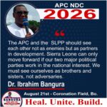 Dr Ibrahim Bangura Speaks Out