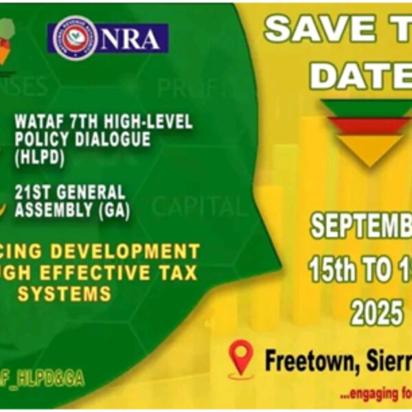 ATAF will participate in the 7th WATAF High Level Policy Dialogue and 21st General Assembly, taking place from 15–19 September 2025 in Freetown, Sierra Leone.