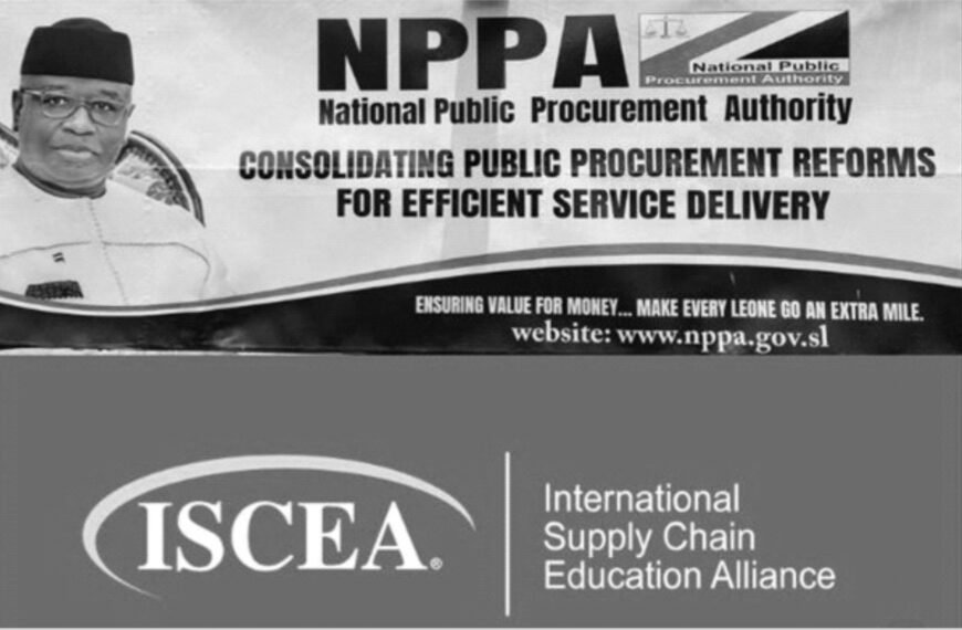NPPA AND ISCEA SIGN STRATEGIC MOU TO EXPAND GLOBAL CERTIFICATION IN SIERRA LEONE